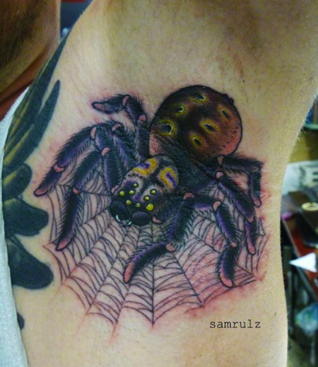 Sam Rulz - Spider Tattoo